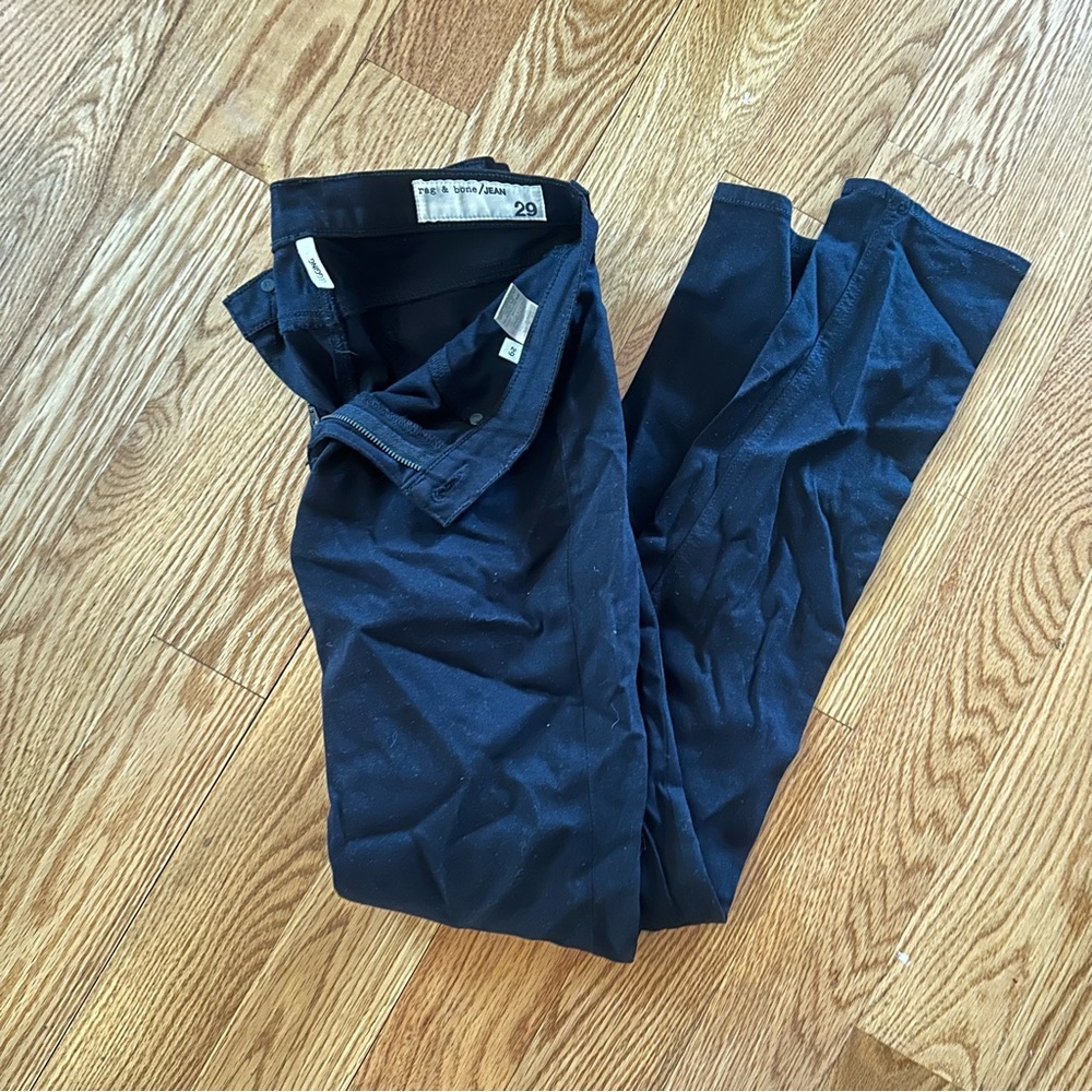 Rag & Bone Black Legging Jeans